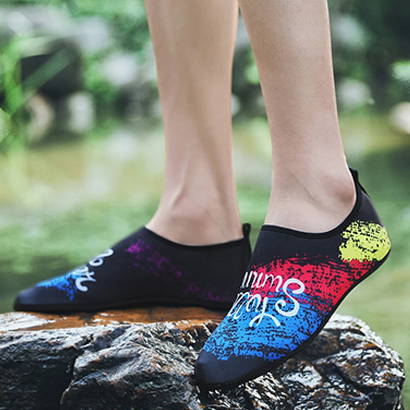 الصيف أحذية ماء الرجال الشاطئ بيرفوت أكوا أحذية الرجال النساء المنبع سريعة الجافة البحر الغوص السباحة تنفس بيرفوت Masculino