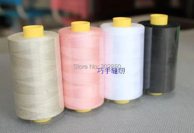 12 WHITE Spools 100/% PURE SEWING COTTON THREAD 800 Meters EACH