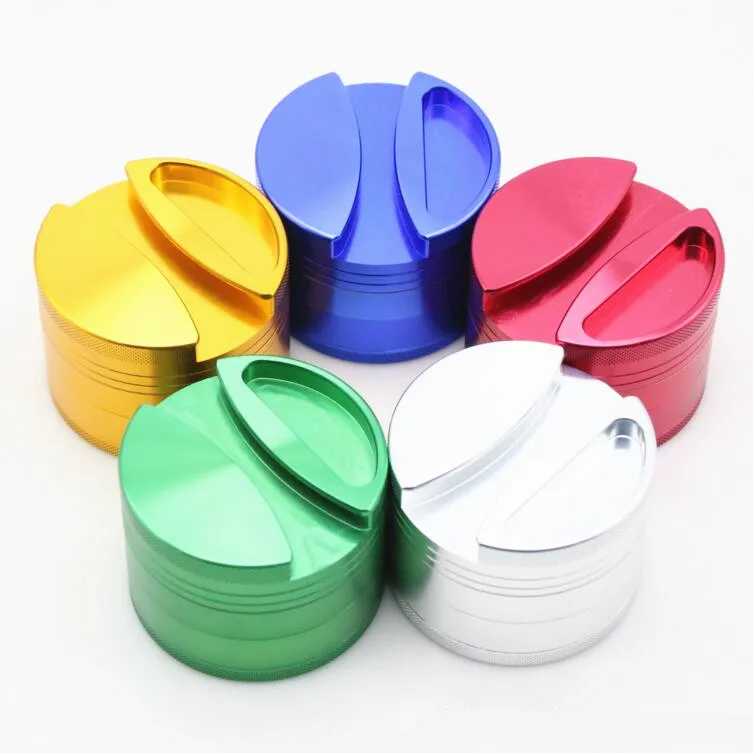 1Pc 75mm Aluminum Alloy Creative Tobacco Grinder Herbal Crusher Spice Smoke Cigarette Muller Smoking Herb Grinder