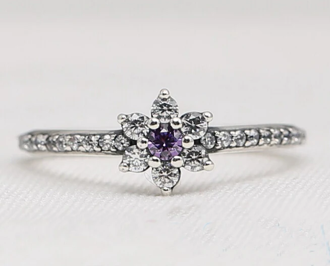 anello pandora fiore viola anello pandora fiore viola