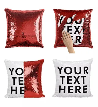 

Newest Sequin Pillowcase for Sublimation 40x40cm Top Quality Shine Pillow Cover Hot Sell Magic Pillowcase Decoration 100pcs(sp)