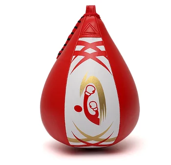 

Boxing Pear Shape PU Speed Ball Swivel Punch Bag Punching Boxing Speed Bag Punch Fitness Training Ball Gym Exercise