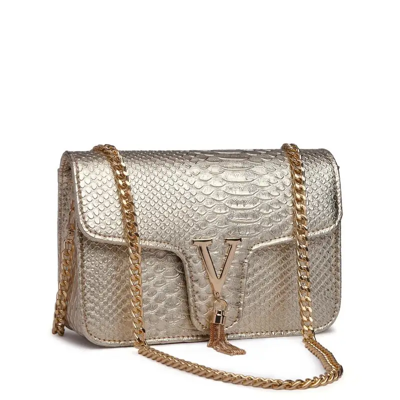 Handbags Women Famous Brands bags for women 2019 fashion Golden white Handbag Female brand ...