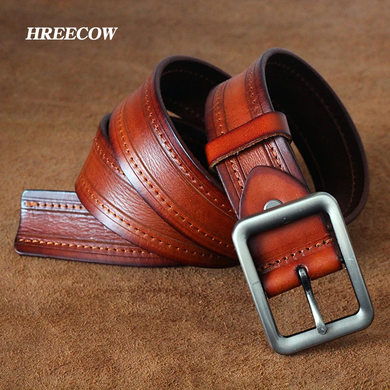 New Luxury High quality Designer Belts full grain 100% genuine leather mens belts luxury hot ...