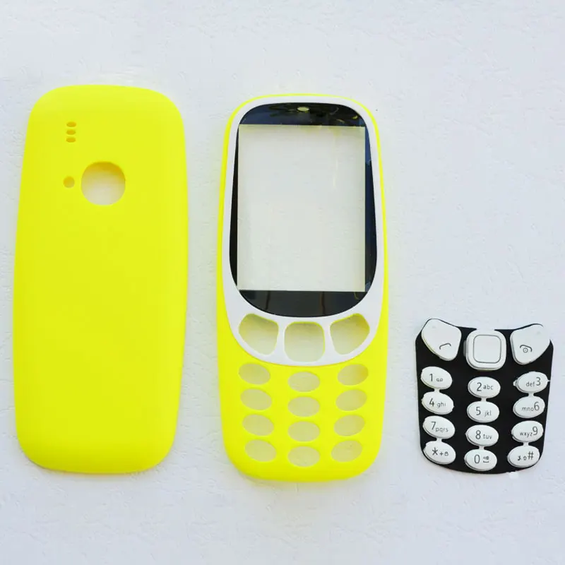 ZUGZUC новый пластиковый полный корпус чехол для Nokia 3310 полная задняя часть корпуса +