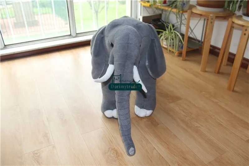 Dorimytrader 34'' 87cm Large Funny Stuffed Soft Big Plush Simulated Animal Elephant Toy,Great Gift,Free Shipping DY60305 (4)