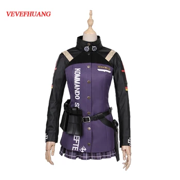 

VEVEFHUANG Customize Girls Frontline HK416 Purple Battle Unifrom Cosplay Costume For Women Christmas