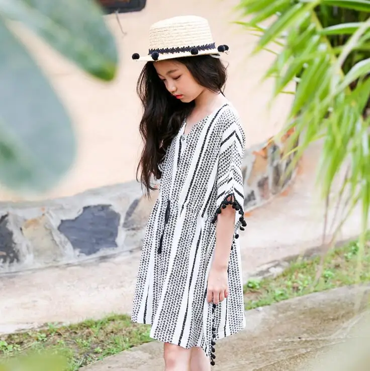 2017-wholesale-girls-tassel-dress-summer-cotton-linen-fashion-girls-dresses-7-12t-C191 (2)
