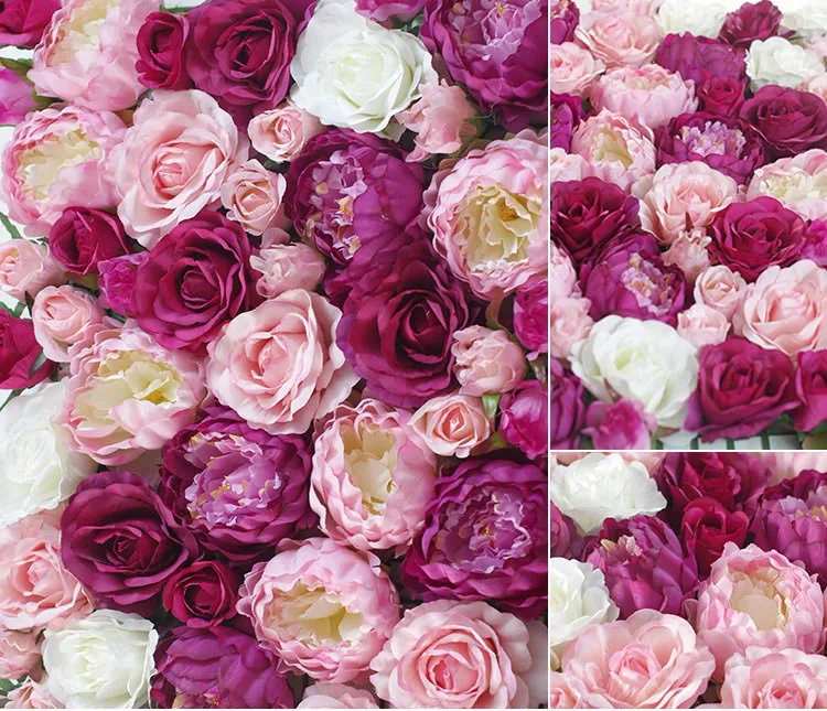 Лот 10 шт. 12 см Искусственный цветок пиона головы DIY Свадебные стены поддельные цветы день рождения товары для украшения дома и сада Флорес