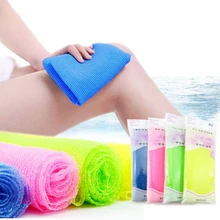 Нейлоновая сетка для ванны и душа для тела стирка губка для отшелушивания полотенце ткань