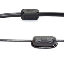 5 шт. UF-50B клип на шумоподавитель 5 мм кабель ферритовый фильтры с сердечниками черный DC112