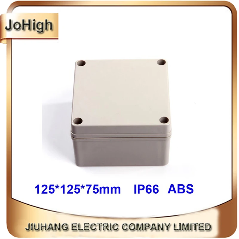 

Free Shipping Factory Supply Rectangle Waterproof And Dustproof IP66 plastic rectangular box 125*125*75mm