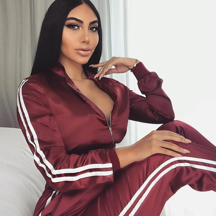 red tracksuit