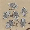 30 pièces breloques Hamsa Protection de paume 20x15mm pendentif fait main faisant la forme, tibétanbronze Vintage, bricolage pour collier ► Photo 1/3