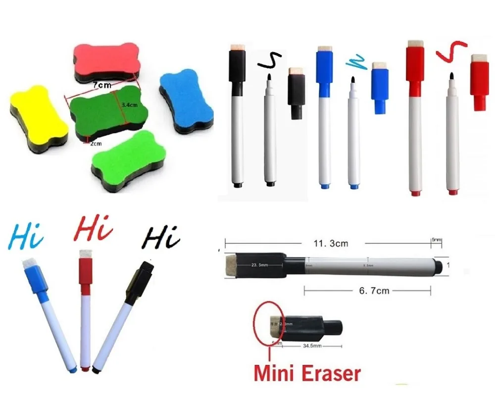 A5 Size Magnetic Whiteboard for Fridge Magnets Dry Erase White Board Marker Eraser Writing Record Message Board Remind Memo Pad - Image 5