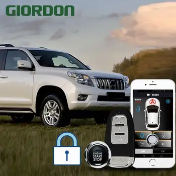

GIORDON PRADO 2010 car accessories Keyless Entry Comfort System PKE Phone APP Remote Start Car Engine Car Alarm Push 913