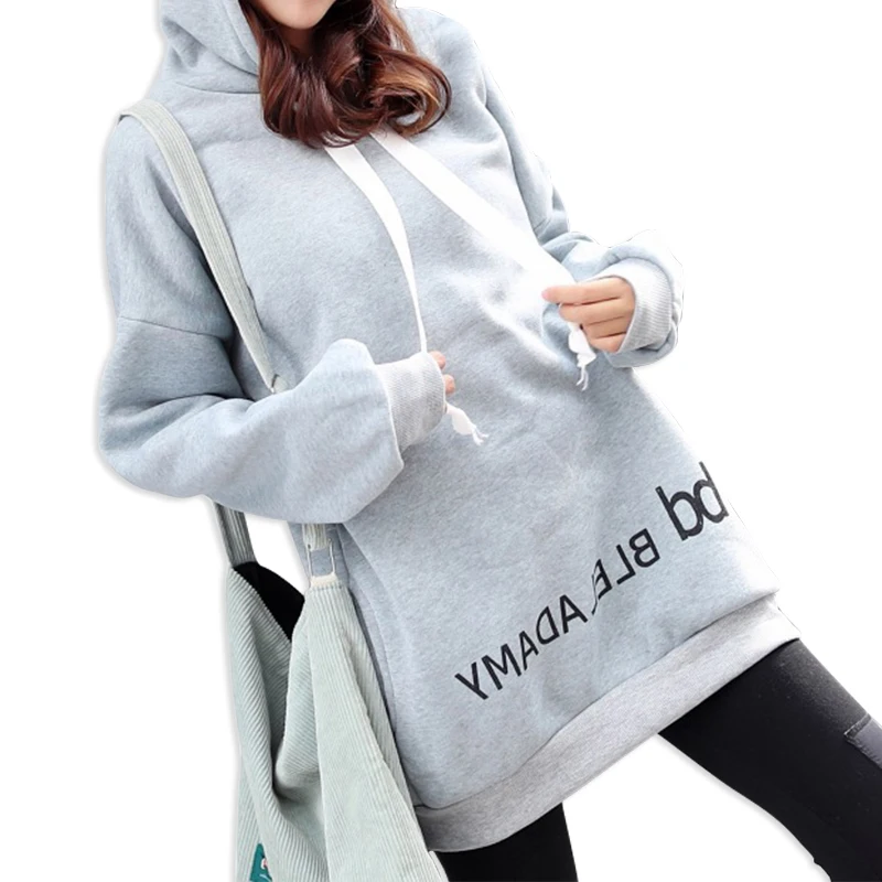 

2018 Winter New Harajuku Women's Sweatshirt Hooded Print Letters Solid Color Women Hoodies Casual Loose Womens Tops Russian Hot