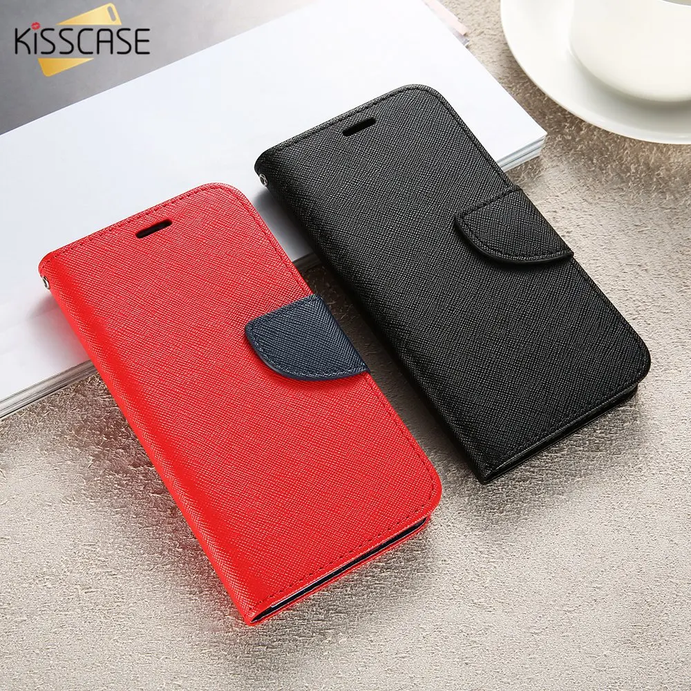 KISSCASE бумажник чехол Чехол для samsung Galaxy S3 S4 S5 слот для карты Флип кожаный чехол для samsung S8 плюс S7 S6 края Примечание 3 4 5 8 - изображение