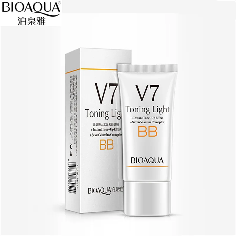 Тонизирующий светильник BIOAQUA, консилер BB кремовое увлажняющее отбеливание Природный Безупречный макияж, основа для ухода за кожей лица