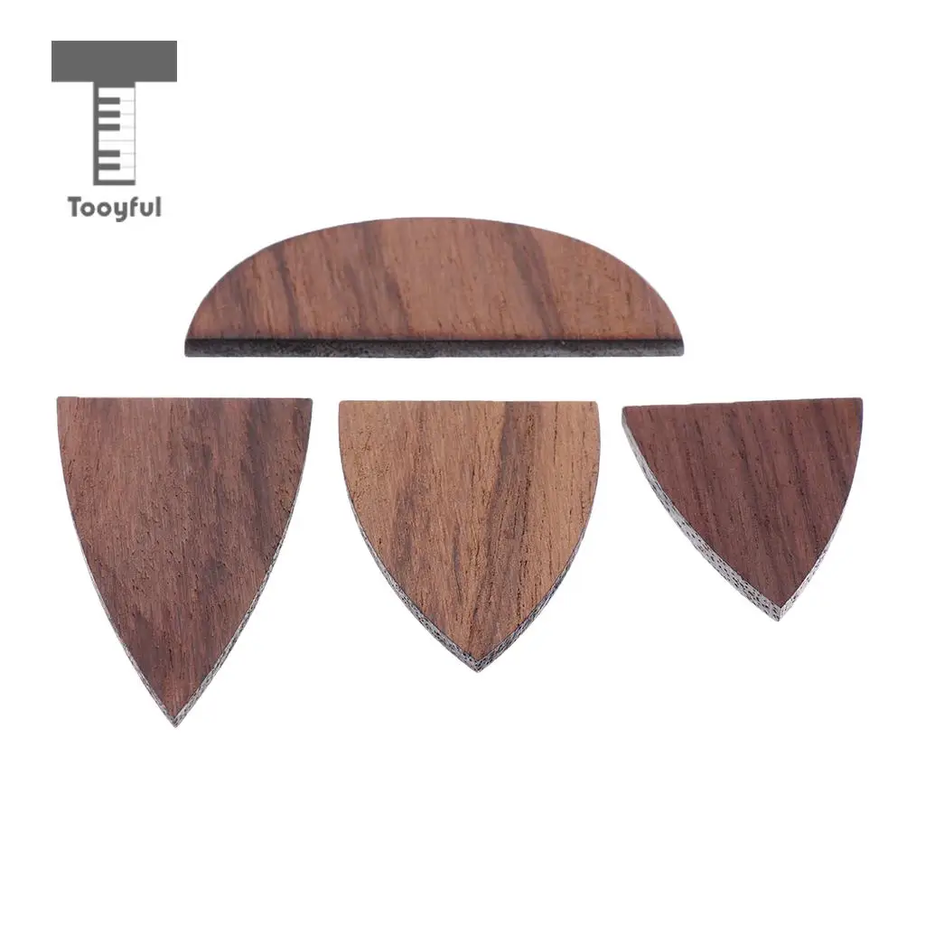1pc Rosewood Guitar Heel Cover Plate for Guitar Luthier Material 2 Shape