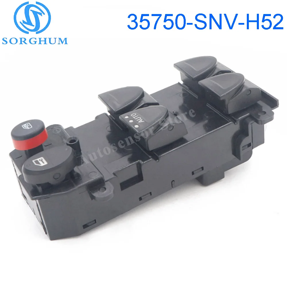 Interruptor Elevalunas Eléctrico Para Honda CR-V / Civic 2002-2006 - Lado Izquierdo - Repuesto Compatible