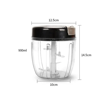 

New Manual Food Chopper Onion Vegetable Cutter Shredder Slicers Ginger Grinder Meat Mincer Food Processor Kitchen Gadgets