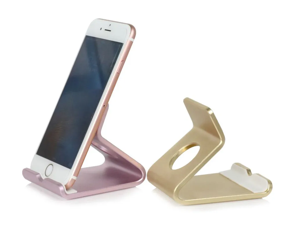 

phone holder stand for iphone desk desktop Universal Aluminum Desktop Holder Table Stand Cradle Mount For Cell Phone Tab z70