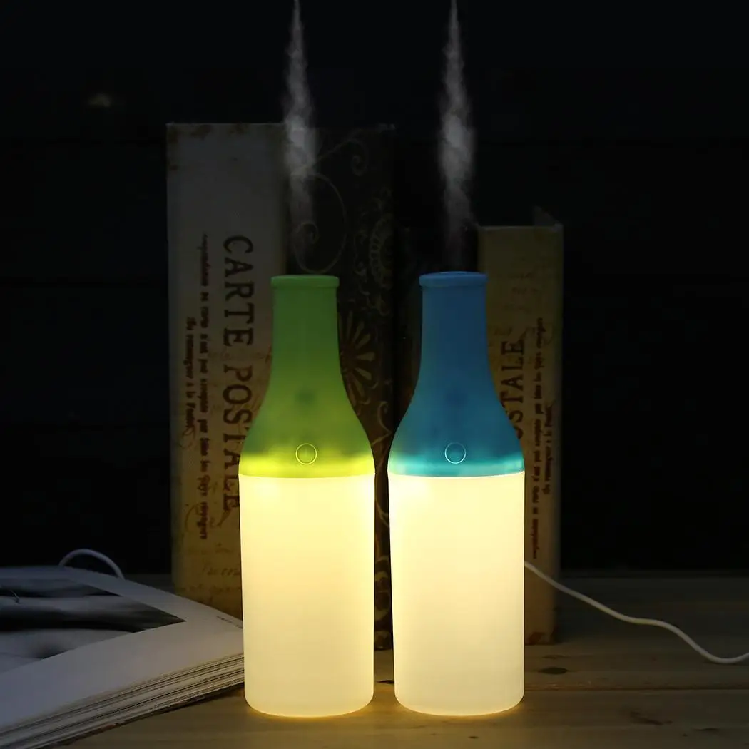 

Hot Selling Ultrasonic Air Humidifier Colorful Night Light Essential Oil Aroma Diffuser Auto Off Touch Switch Spray Bottle
