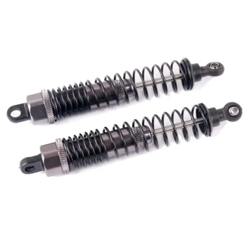 

2pcs Alloy Rear & Front Shock Absorber 108mm for HSP RC 1/10 Off-road Buggy Car Silvery/Purple Color