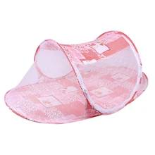 Складная кроватка для малышей, переносная сетка для новорожденных, москитная сетка для насекомых, детское безопасное постельное белье, сетчатая подушка для младенцев, детские люльки, палатка