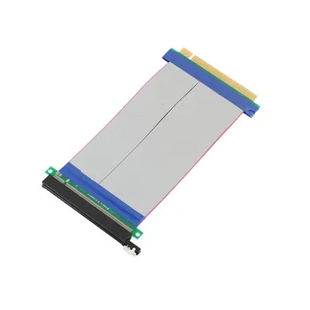 

PCI-E Express 16X to 16x Male to Female Riser Extender Card Ribbon Cable drop shipping 0804
