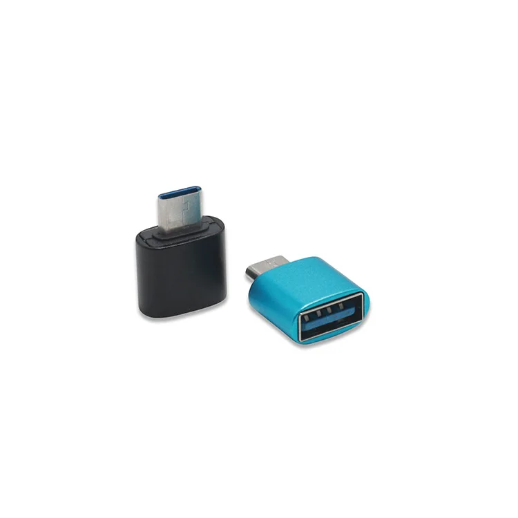 Алюминиевый USB 3,1 type C OTG адаптер Micro USB женский поворот на type C Мужской конвертер для samsung Galaxy Note 8 S8 Plus huawei zte