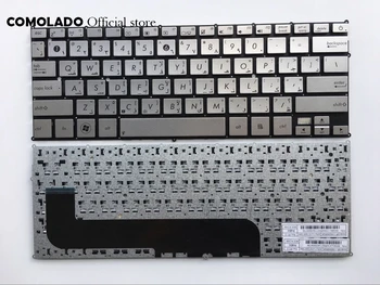 

AR Arabic Laptop Keyboard for Asus Zenbook UX21 UX21E UX21A without frame silver keyboard AR Layout