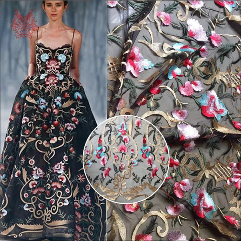 style for flower material gown