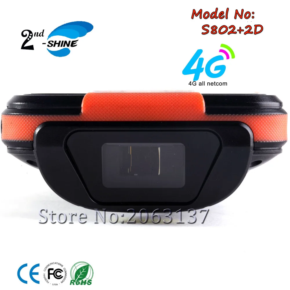 Android PDA 4G Network Handheld Rugged Smartphone Portable 2D Barcode Scanner