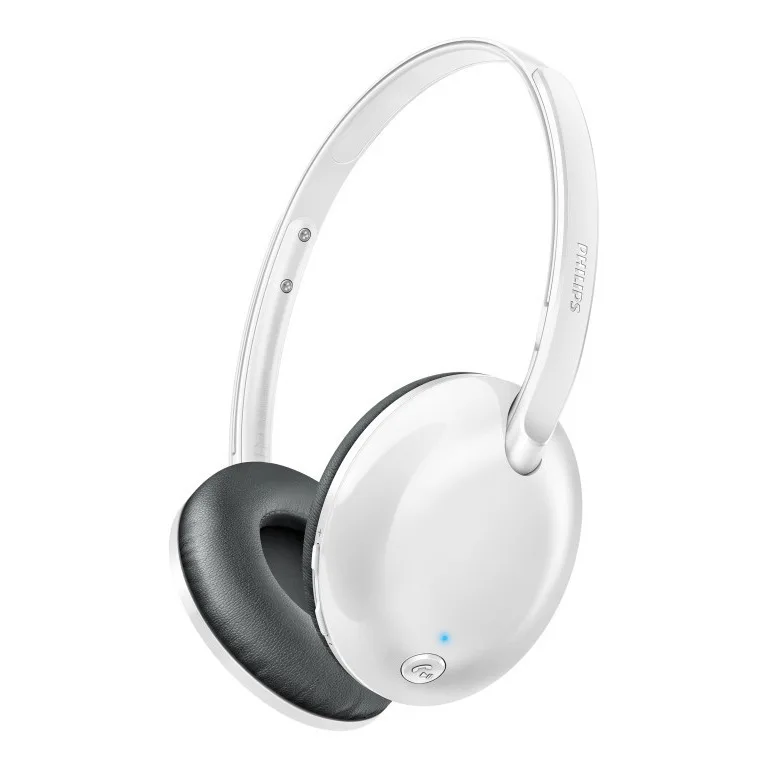 Оригинальная беспроводная гарнитура Philips SHB4405 с Bluetooth 4,1 литий-полимерный регулятор громкости для Iphone X Galaxy Note 8 huawei - Цвет: White
