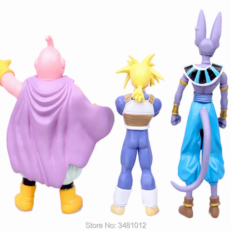 16 см Dragon Ball Z Super Saiyan Son Goku Champa Beerus ПВХ Фигурки Piccolo трусы коллекционные куклы фигурки, детские игрушки