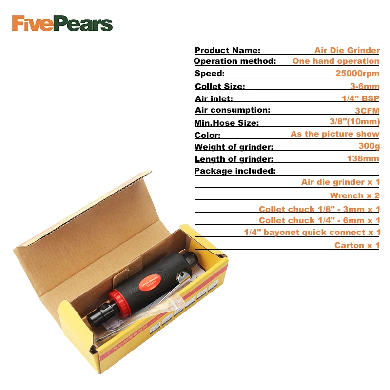 Tanie Szlifierka pneumatyczna Mini kąt powietrza młynek do mielenia zestaw narzędzia pneumatyczne zestaw do szlifowania powietrza 25000 RPM narzędzia pneumatyczne szlifierka pneumatyczna darmowa wysyłka