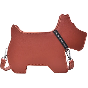 

Cute Fashion Puppy Design Casual Pu Leather Ladies Shoulder Bag Tote Crossbody Mini Messenger Bag Girl's Handbag Flap Clutch Bag