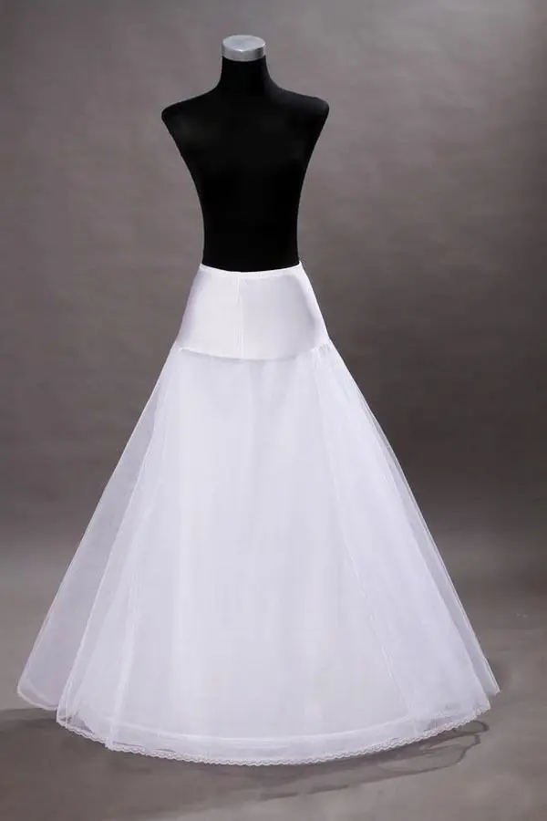 A Line Reiskirt 1 Ring 1 Hoop A-Line Ivory Cream 190 cm Circumference XS to 6XL Wedding Dress Underskirt Petticoat 34 to 54 