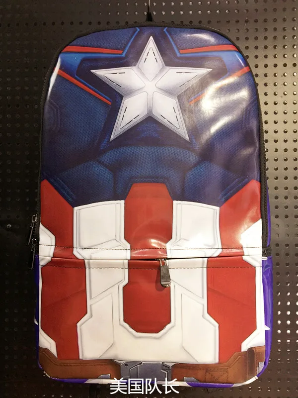 

2018 Mochilas School Bags The Real Thing Captain America 3 Backpack Individuality Student Computer Bag For And Travel Packages