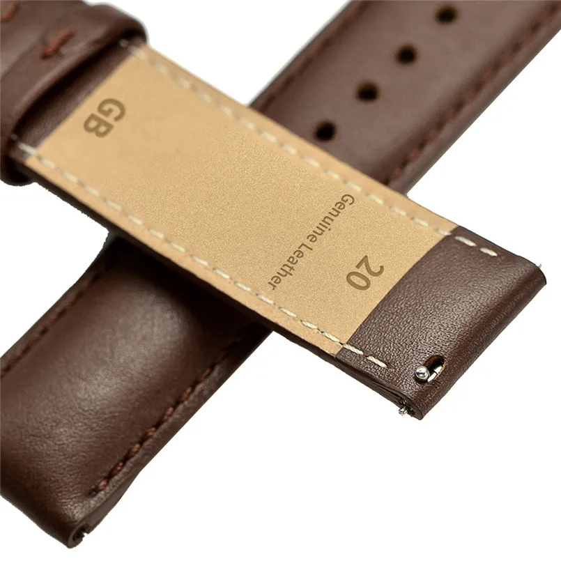 Leather Watch Band Replacement Watch Wrist Strap Band For Samsung Galaxy Watch active 20mm 220mm Softness Elegant 40MR2705