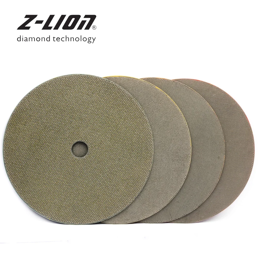 Z-LEAP 4 шт 7 &quotалмазный шлифовальный круг Гальванизированный Гибкий коврик