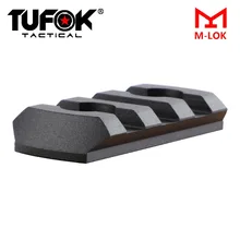 TuFok Mlok Пикатинни База супер низкий профиль M-lok 3 слота рельсовая секция ультра тонкий Вивер рейка Крепление Адаптер для охоты