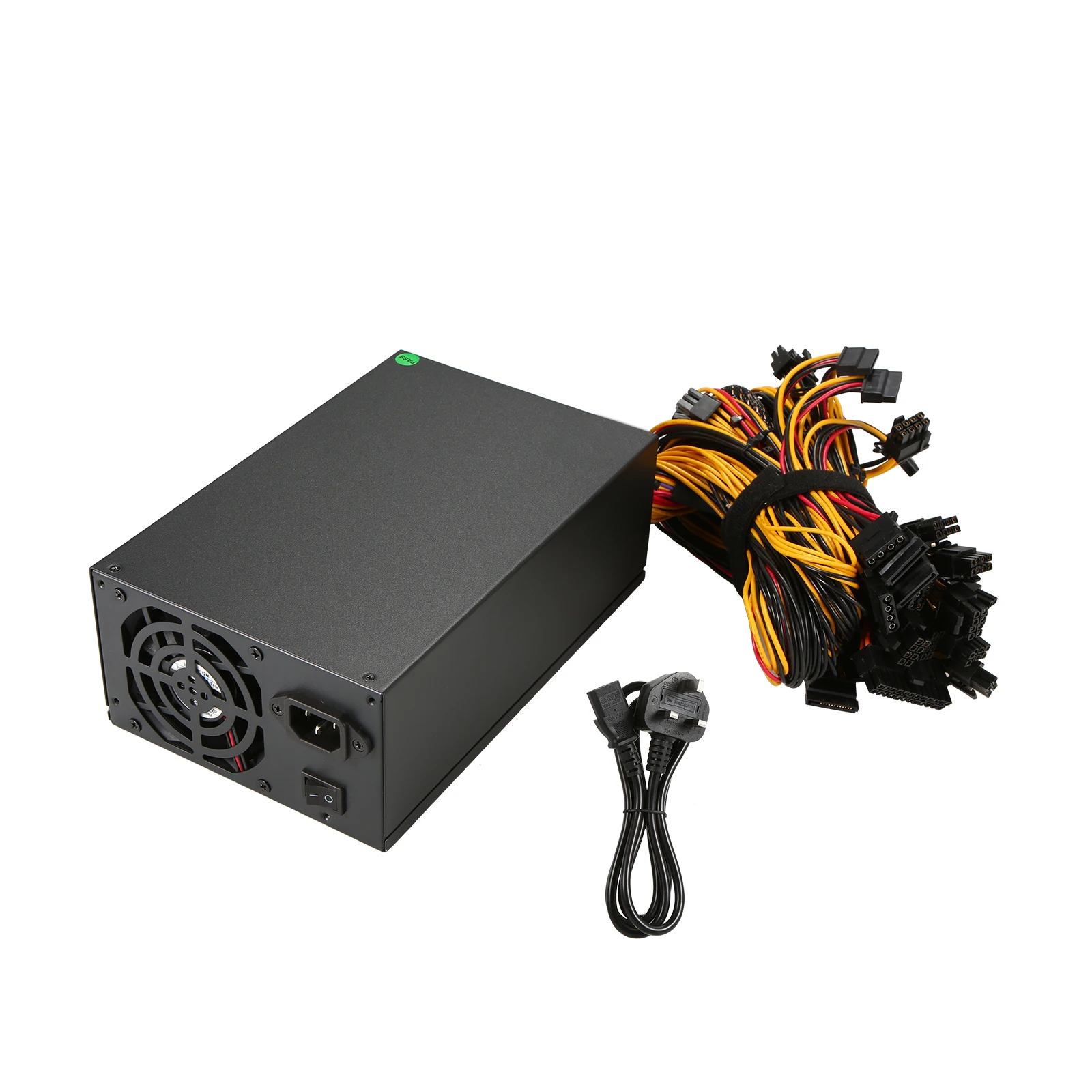 

2000W Over 90% Efficiency ATX12V V2.31 ETH Coin Mining Miner Power Supply Active PFC Power Supply for 8 graphics cards bitcoin