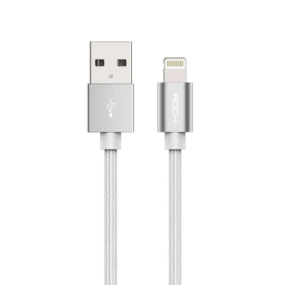 MFI Usb зарядный кабель для iPhone Lightning Кабель 2.4a Интеллектуальный шнур быстрой зарядки для Apple Iphone Xs Max Xr X 8 7 6s 5 s iPad - Цвет: White