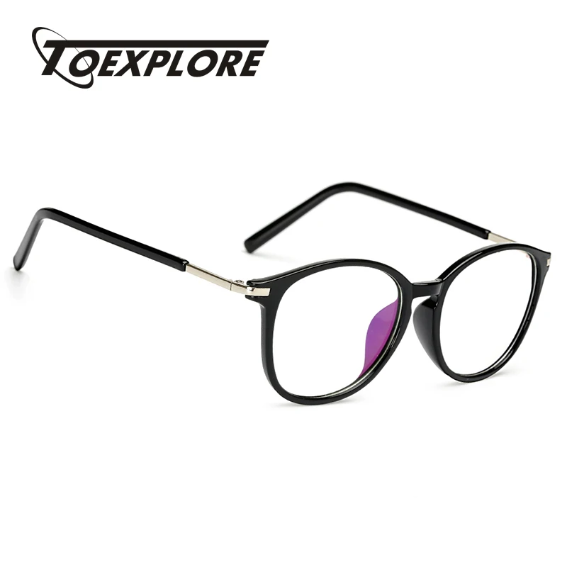 

TOEXPLORE New Fashion Men Women Eyewear Frame Vintage Retro Optical Glasses Goggle Brand Designer For Computer High Quality TR90