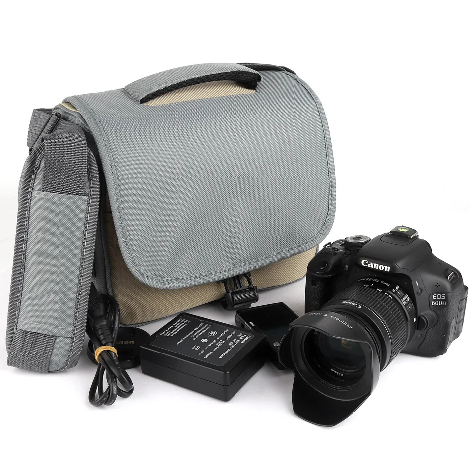 Canvas DSLR Camera Bag Case Photo Backpack For Nikon D5300 D90 D750