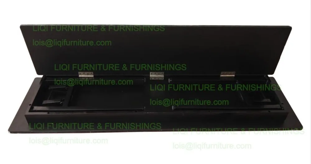 High quality strong folding conference table with front modesty size can be customized