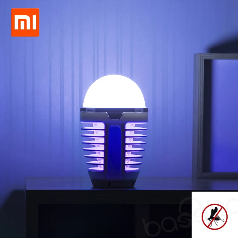 Xiaomi mijia светодиодный светильник от комаров сетка от москитов Отпугиватель вредителей ловушка свет 5 Вт USB Перезаряжаемый для кемпинга на открытом воздухе